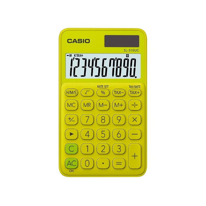 

Terlaris CASIO Colorful Calculator SL-310UC-Yellow Keren