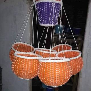 Pot anyaman rotan sintetis bentuk gendok Shopee Indonesia Pot anyaman rotan sintetis bentuk gendok Shopee Indonesia