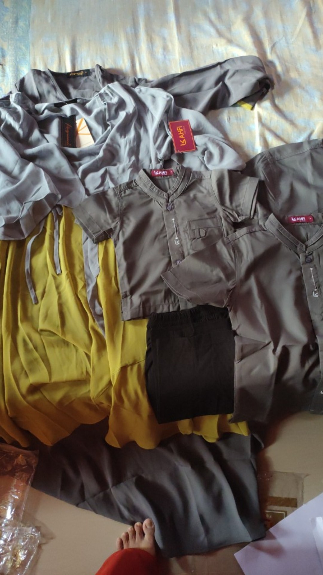 Sarimbit Couple Ethica Original Elfa 219 Palm Grey