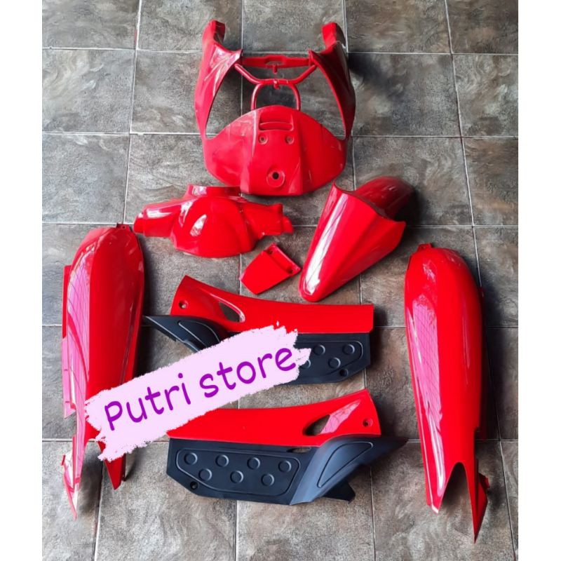 Body fullset nouvo lele merah original