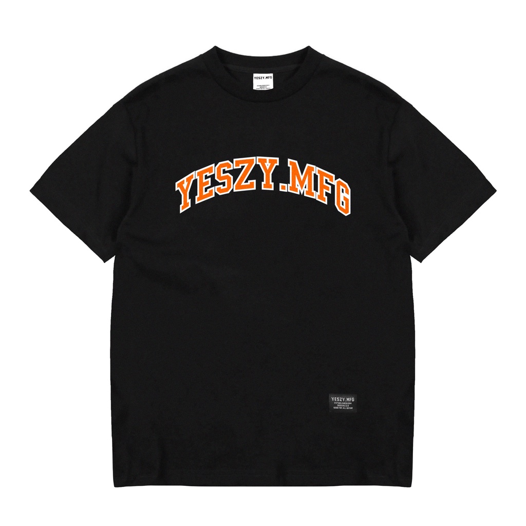 YESZY.MFG Tshirt Black Almighty F. Orange