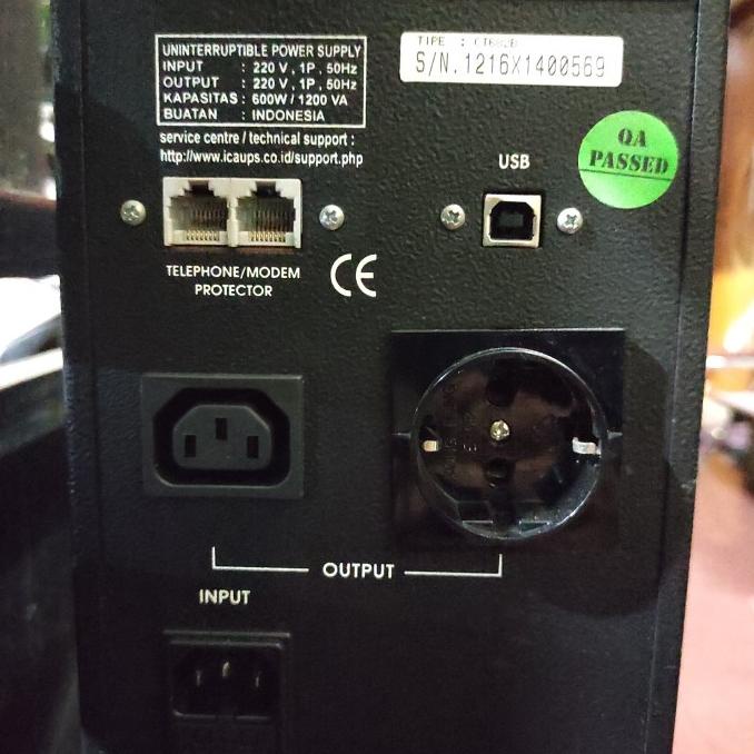 UPS ICA CT682B 600 Watt Batre second laze71 Buru Order