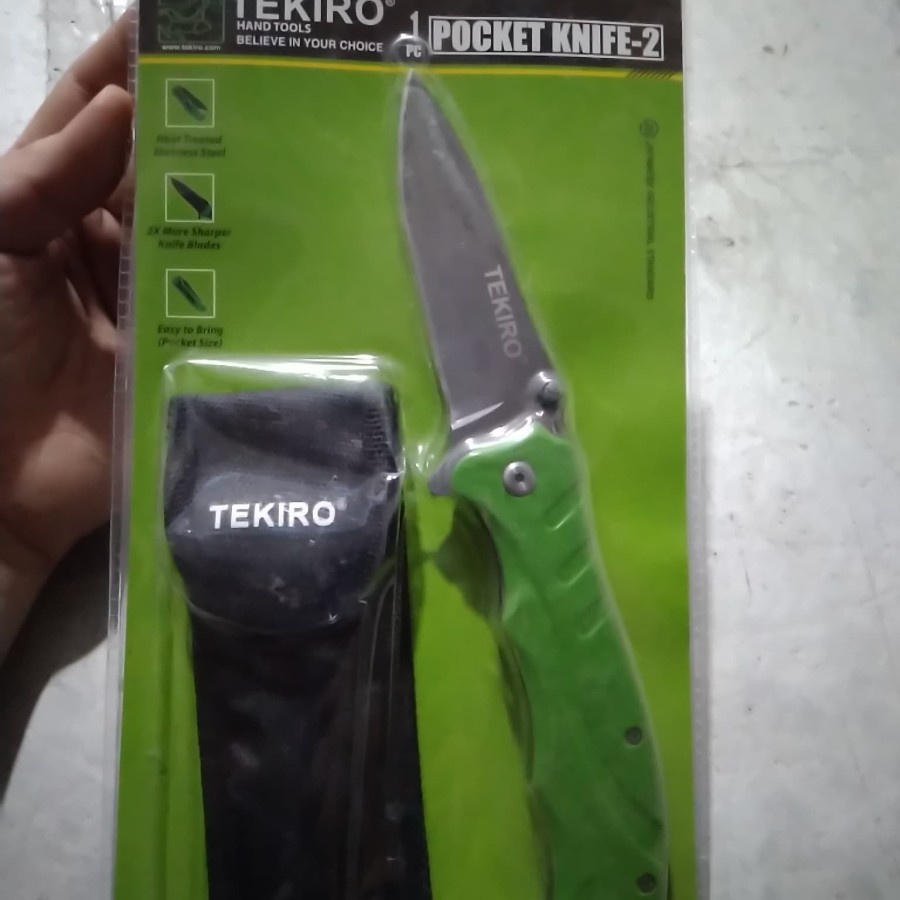 TEKIRO pisau lipat BESAR 260mm (GT-PK1827) pocket knife-2 ORIGINAL