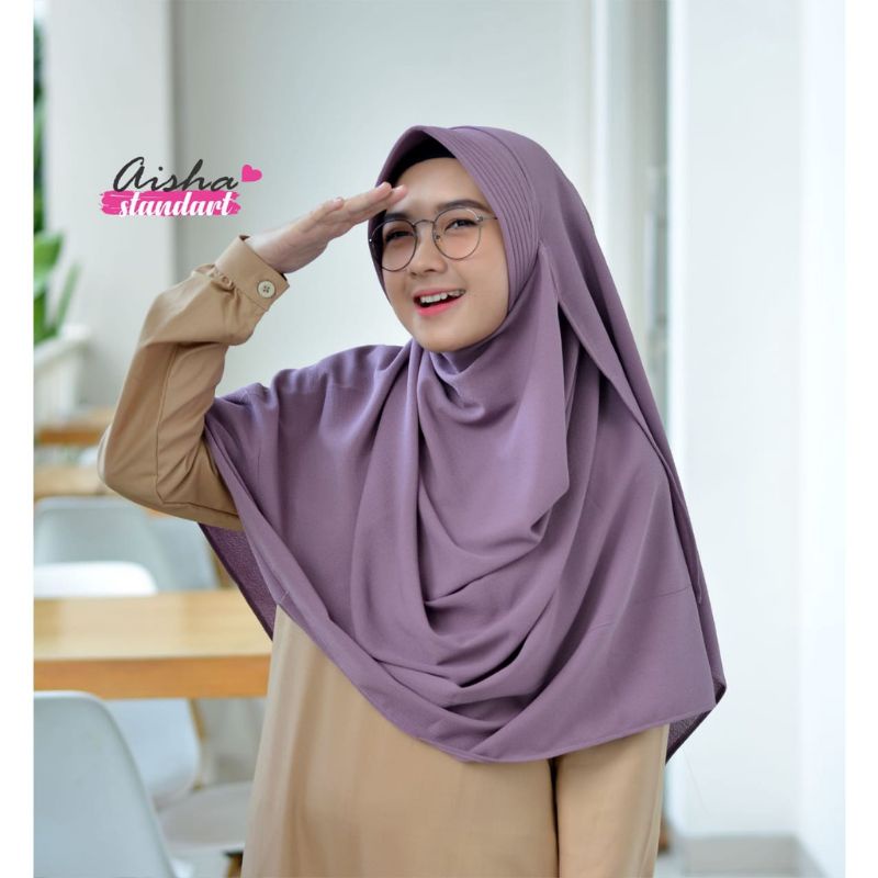 Aisha Instan Uzma Hijab Size Standar / Pasmina Instan / Pastan