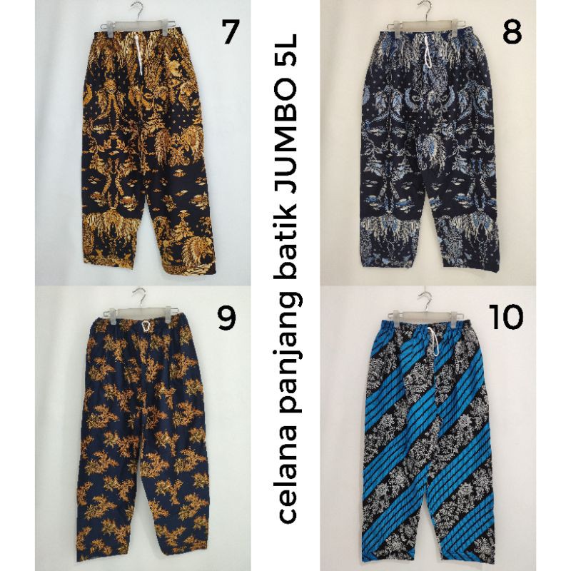  celana  panjang batik pria  SUPER JUMBO Shopee Indonesia