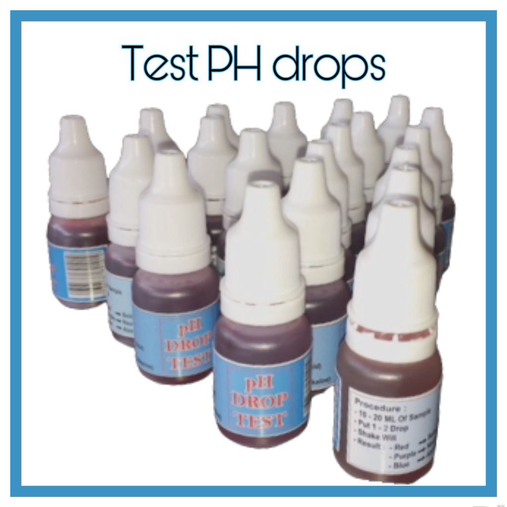 TEST PH DROPS KANGEN WATER - AIR ALKALIN