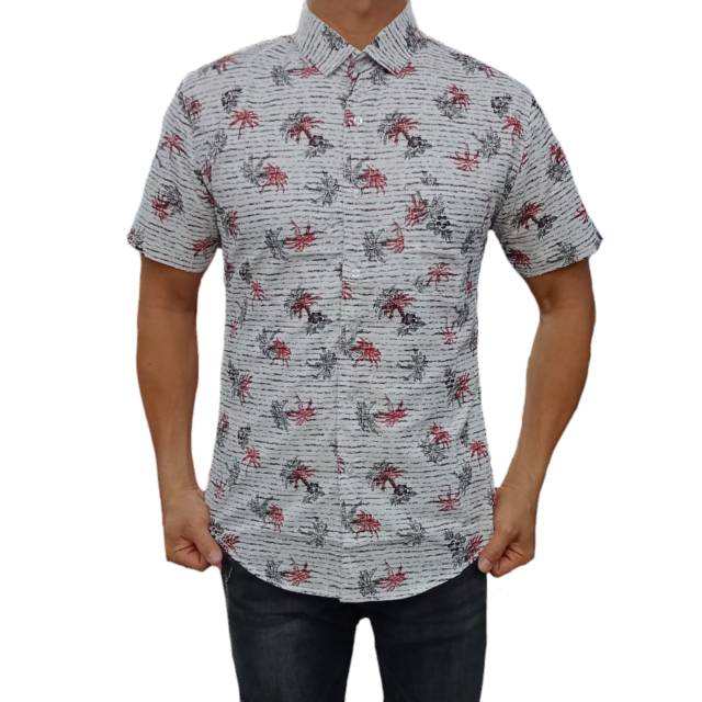 MEGASARI KEMEJA PRIA MOTIF BAHAN STRECH ATASAN COWO KEKINIAN KEMEJA COWO TERBARU FASHION COWO