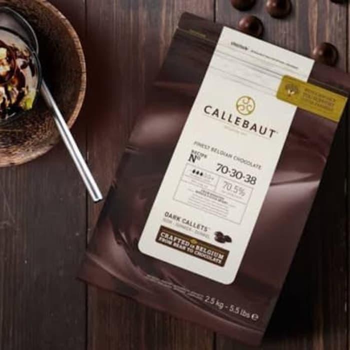 

PROMO - CALLEBAUT 70% DARK CHOCOLATE BELGIAN CHOCO CALLETS REPACK 500GR