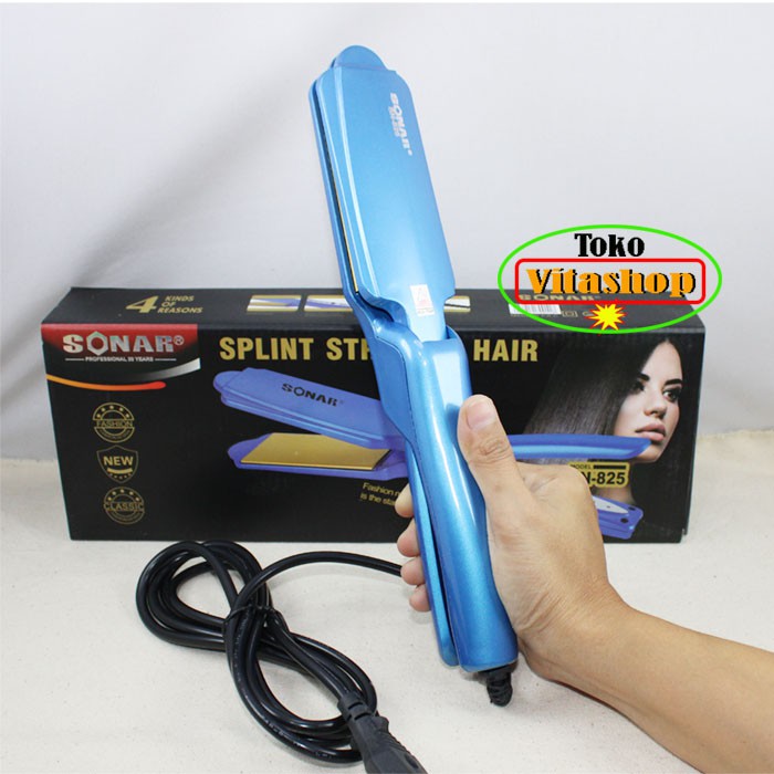 Catokan rambut sonar sn-825 catok pelurus rambut temperatur suhu 220°