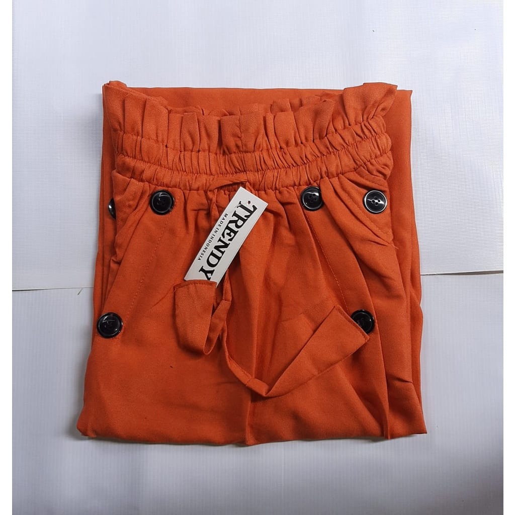 Rok Panjang Payung Jumbo Wanita Bahan Moscrape Premium Bawahan Cewek Remaja Kekinian-Coral