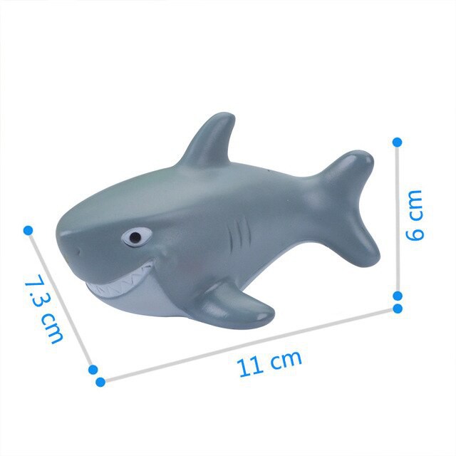 Mainan mandi anak bayi/mainan ikan air/mainan karet ikan nemo-HIU