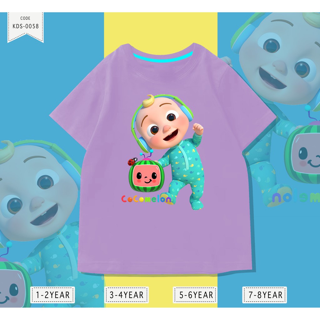 BAJU ANAK-ANAK COCO MELON BABY KIDS / BAHAN COMBED 24S PREMIUM / ADEM DAN HALUS