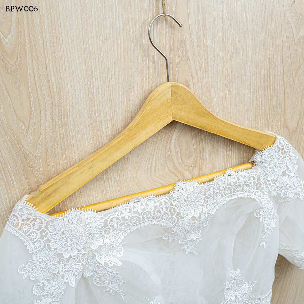 [READY STOCK] BOLERO PESTA AKSESORIS WEDDING BROKAT LACE PUTIH BPW006