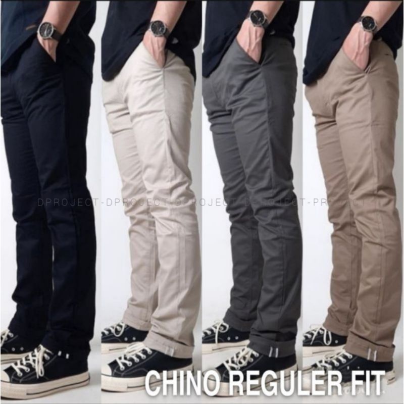 Celana Pria Panjang Chino Premium Stretch Casual