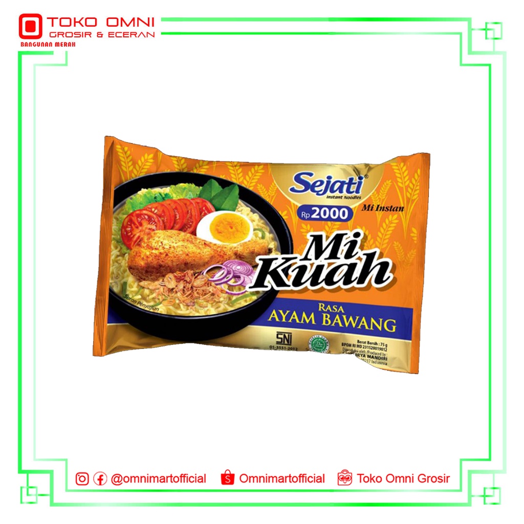 

MIE SEJATI AYAM BAWANG 75g