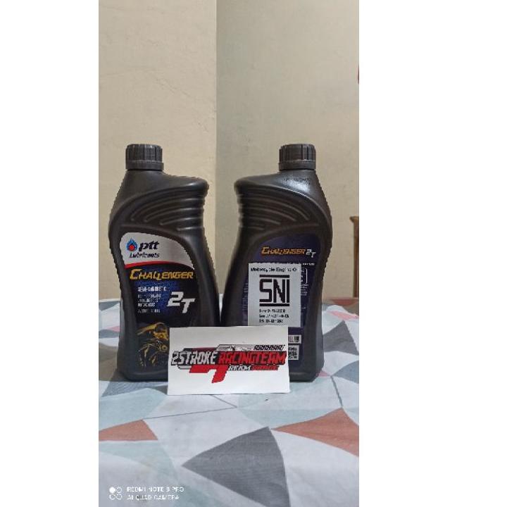 Oli Samping PTT Lubricants Challenger 2T 2Tak JASO FD ISO EGD LUAR JAWA VIA DARAT