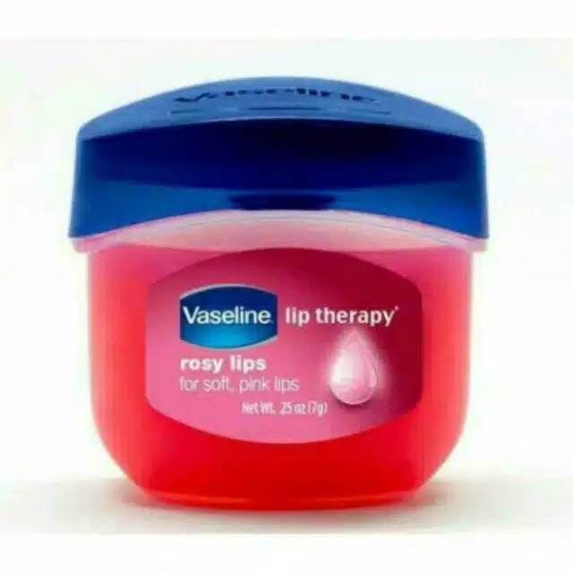 Medan Termurah Mini lip balm Lip Therapy Vaseline rose