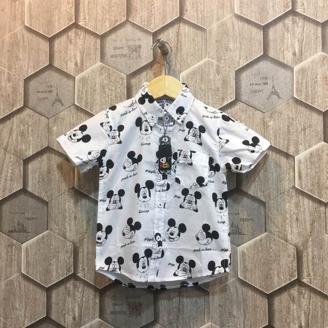 Kemeja Anak Dj Kids lengan pendek size 9/10 0104