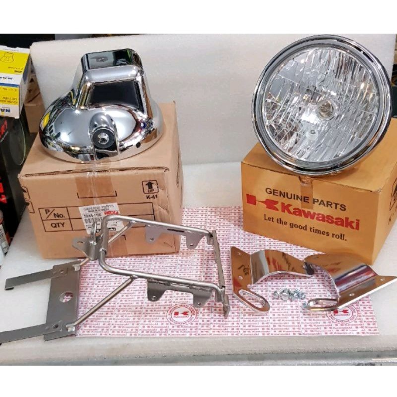 LAMPU DEPAN NINJA SS KOMPLIT ORIGINAL RING LAMPU NINJA SS REFLEKTOR NINJA SS