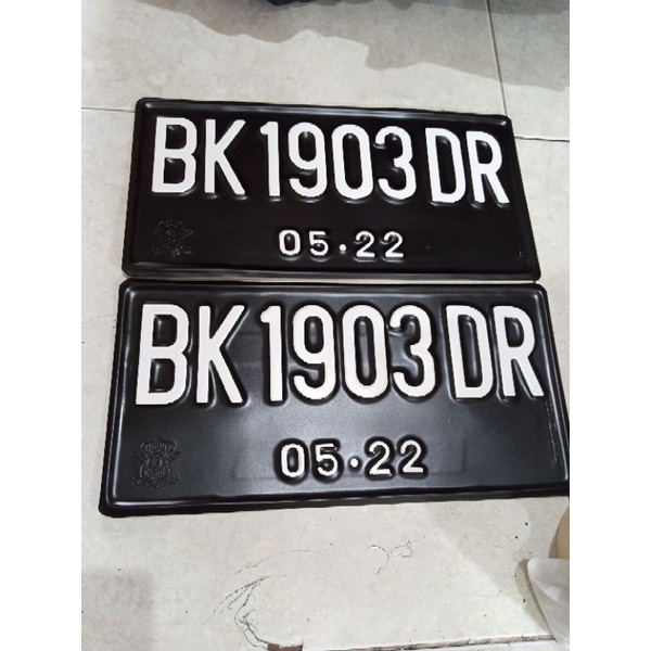 plat nomor mobil CUSTOM JDM (satuan) 16x33 / 16x31