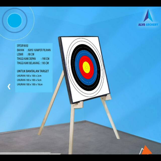 Tempat bantalan target-Panahan-stand target-stand pad target - panah-panahan