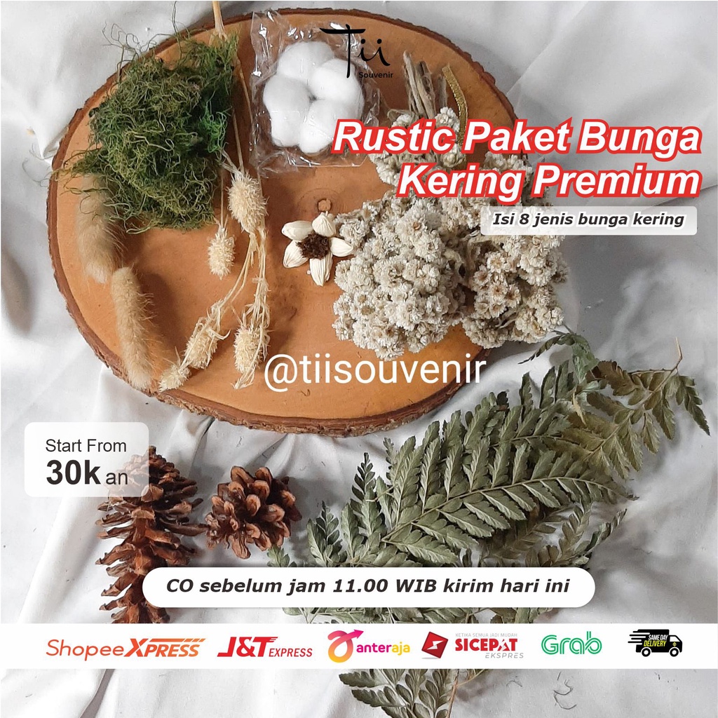 Rustic Paket Bunga Kering Premium