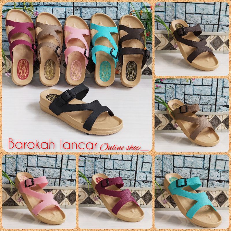 SANDAL SLOP KARET WANITA NEW ERA LB 11008 / LB 9013 100% ORIGINAL