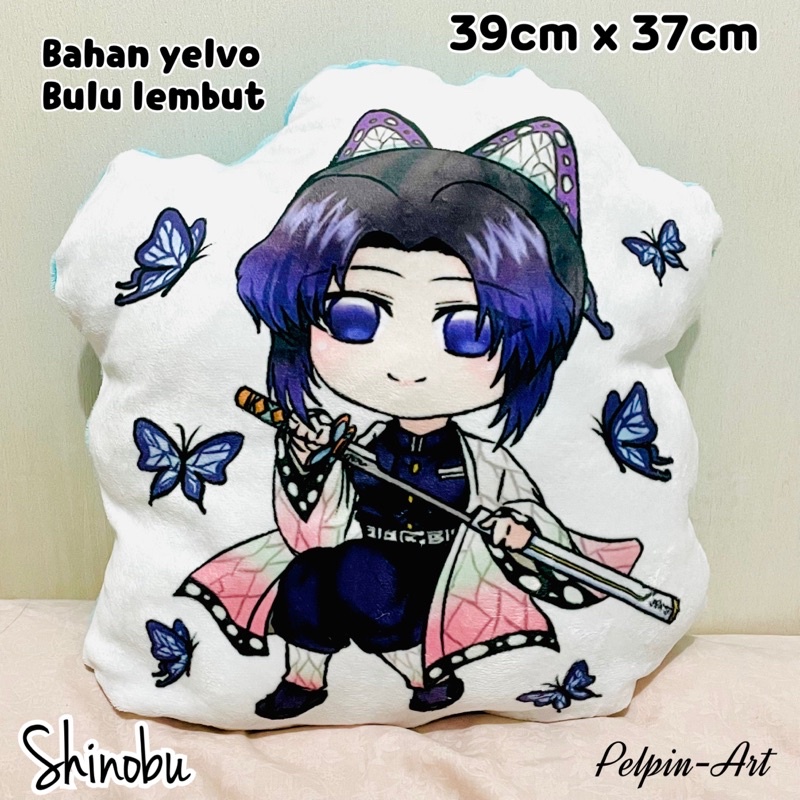 boneka bantal anime bantal tanjiro nezuko kimetsu no yaiba demon slayer plushie doll anime pillow