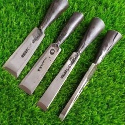 Pahat kayu tatah ukir bahan baja 1set (4) cap wayang