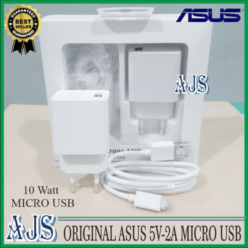 Charger Asus Zenfone Live L1 Live L2 ORIGINAL 100% Micro USB %5v-2A -Putih