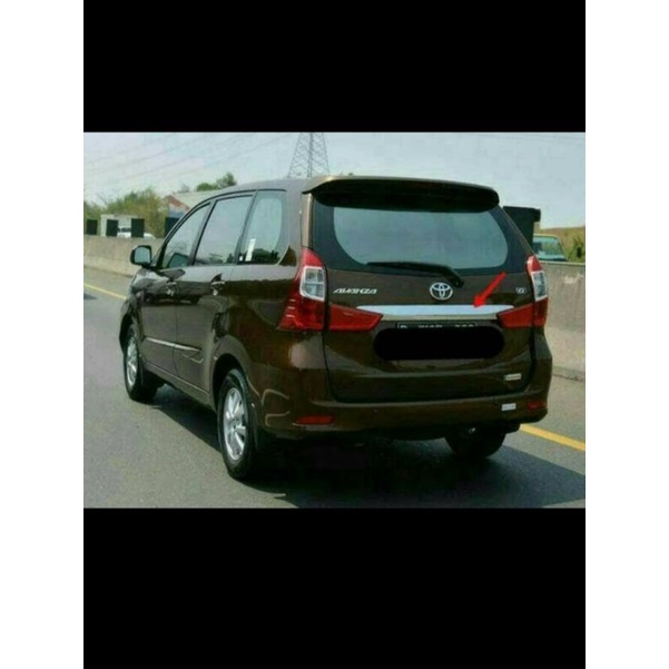 list pintu bagasi mobil Avanza Xenia 2016-2018 chrome