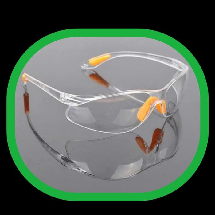 Kacamata Safety Glasses Fashion Bening Clear Tanpa Tali Kacamata Clear