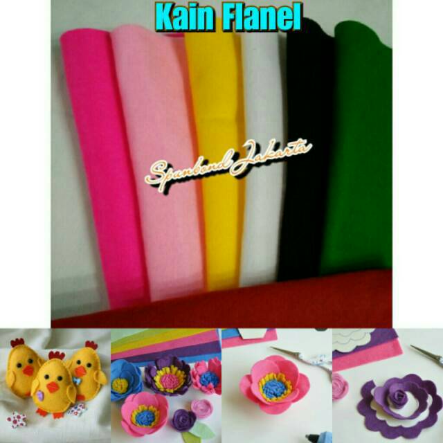 Kain flanel  meteran