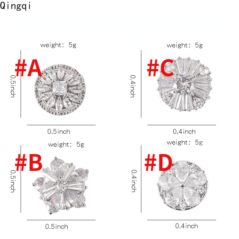 Bros Pin Magnet Bentuk Bunga Kristal Berlian Imitasi Untuk Hijab