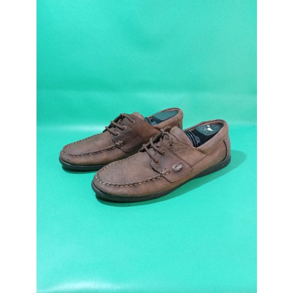 sepatu Lacoste brown ori 44