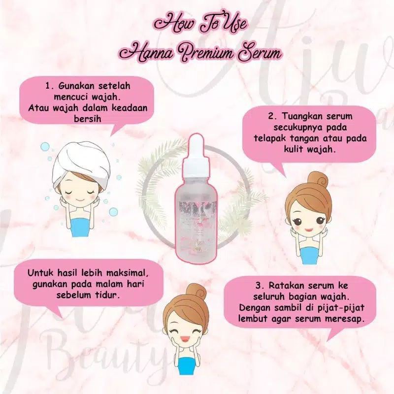 HANNA PREMIUM SERUM 3IN1 BY AJWA BEAUTY - 30ML