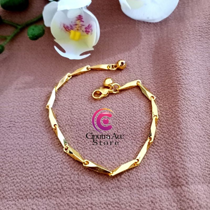 Gelang lapis emas 24k terlaris 2127