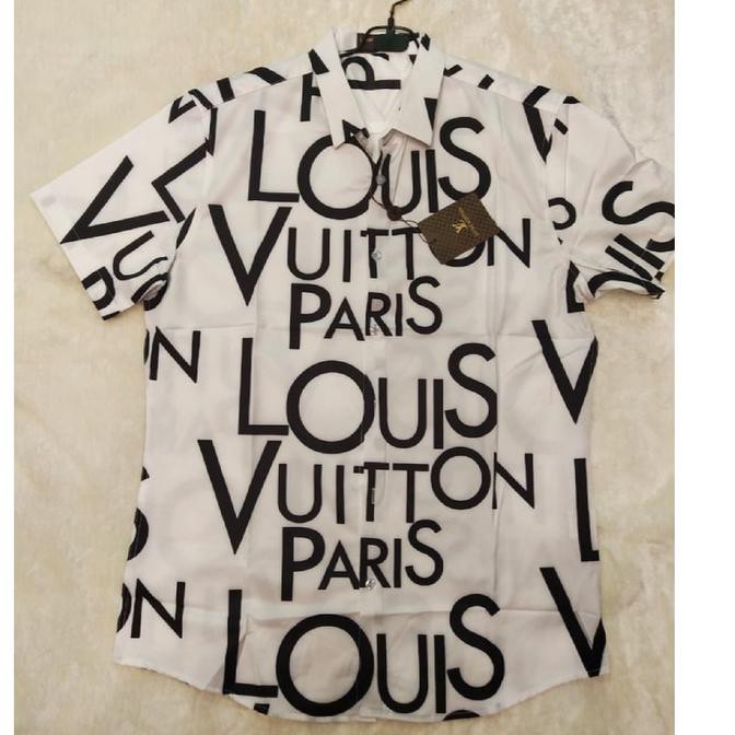 Pengiriman Cepat Kemeja Louis Vuitton Premium High Quality Slimfit / LV 11 CUCI GUDANG