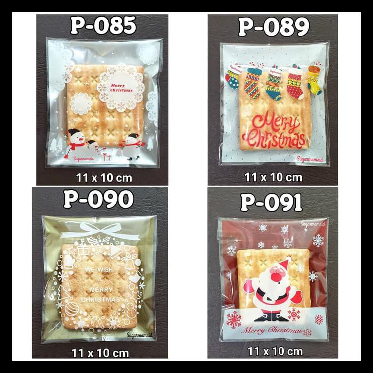 

(BAYAR DITEMPAT) PLASTIK NATAL ISI 50 PCS PER MOTIF (KALO PESEN TULIS KODENYA JGN LUPA) KODE 1094
