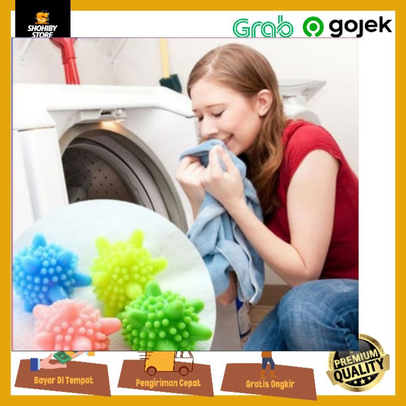 Bola Mesin Cuci - Magic Ball Laundry - Bola Karet Pencuci Baju