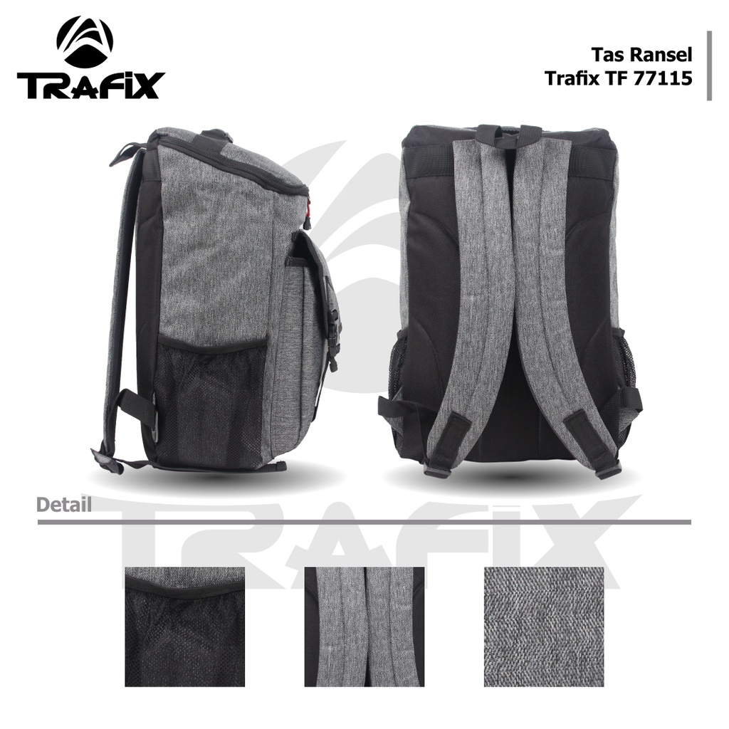 [KLIKTAS] Tas ransel Pria Trafix TF77115 / backpack sekolah kuliah tas punggung