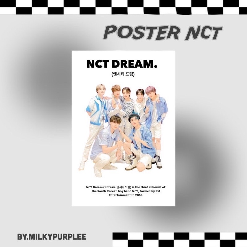 ART PRINT POSTER NCT [with/without frame]
