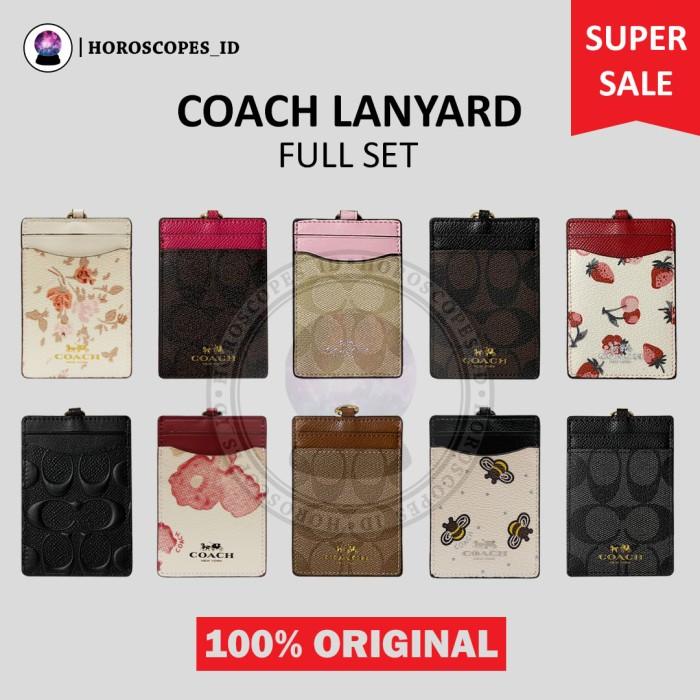 

Id Card Holder / Lanyard / Name Tag Holder - Gantungan Coach Original