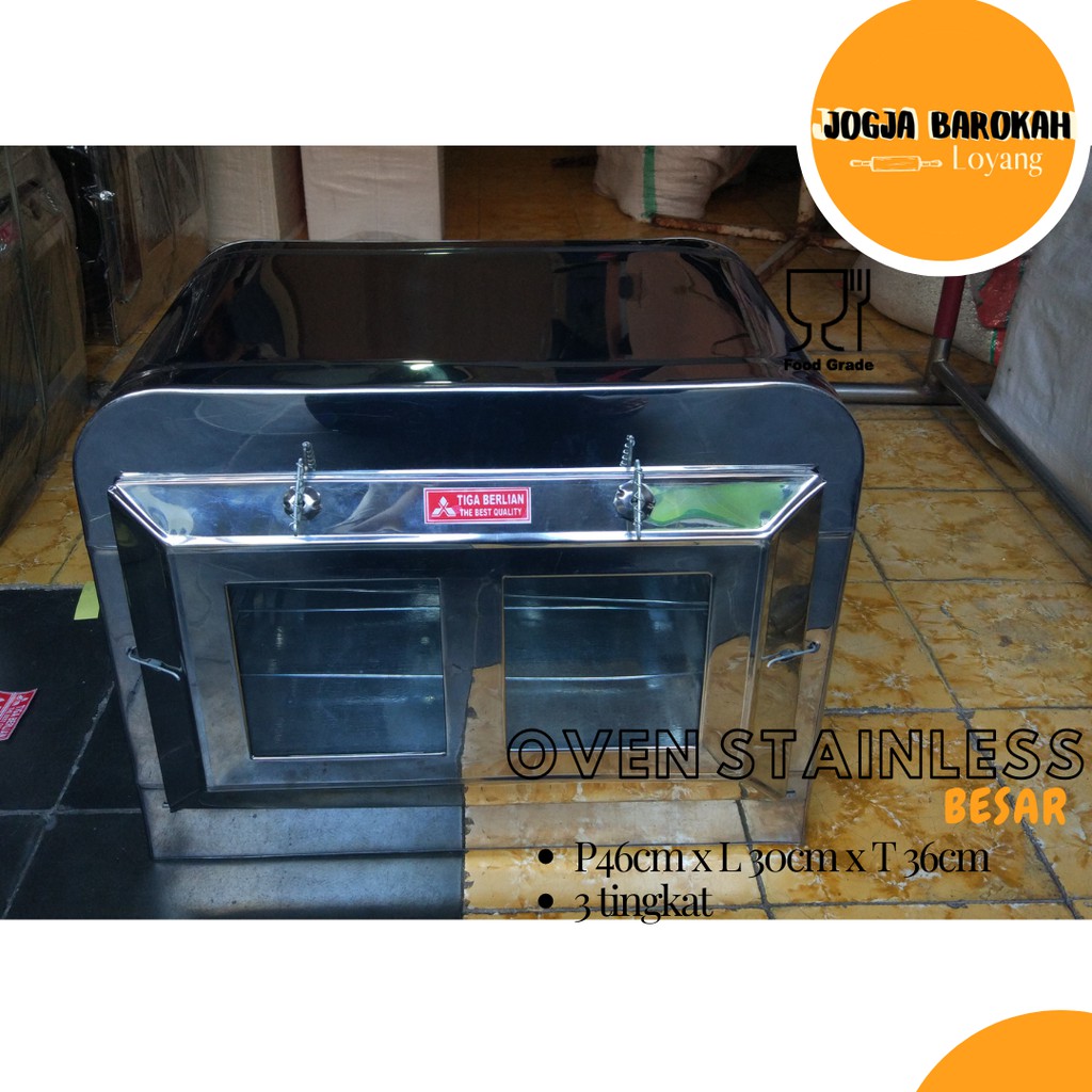 Oven Tangkring Kompor Besar / Otang Stainless bukan galvalum by jogja Barokah Loyang