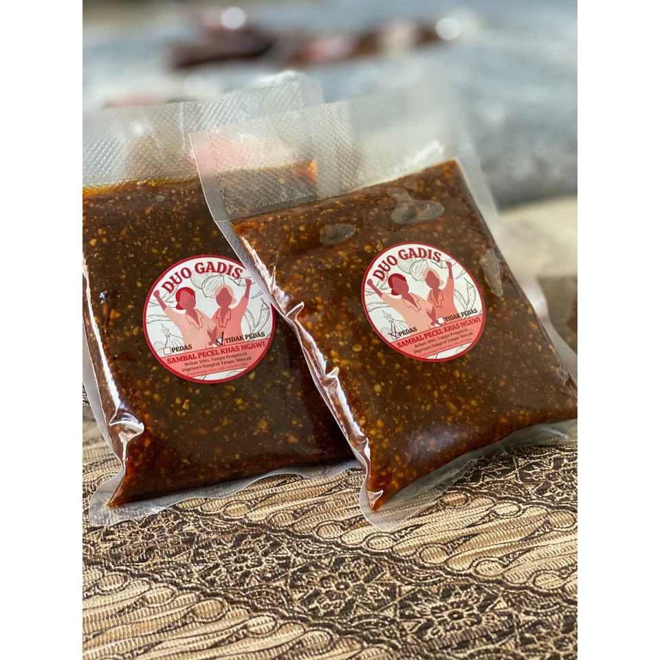 

BUMBU SAMBAL PECEL DUO GADIS KHAS NGAWI 250 GRAM