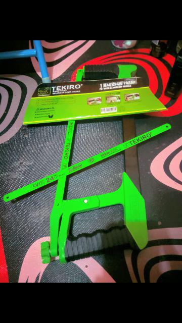 Tekiro Gergaji Besi Satu Set 12 Inch/ Gagang Gergaji Besi + Mata Gergaji 12