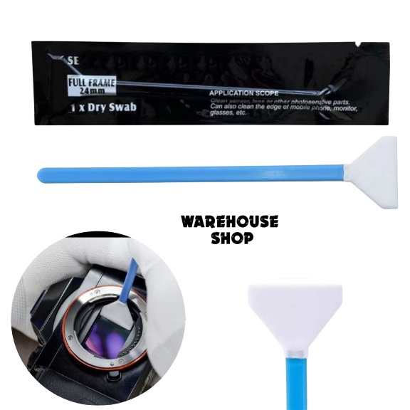 Cleaning Swabs Swab Dry Pembersih Sensor Camera 24mm Full Frame 16mm APSC APS-C CMOS Cleaner Kamera