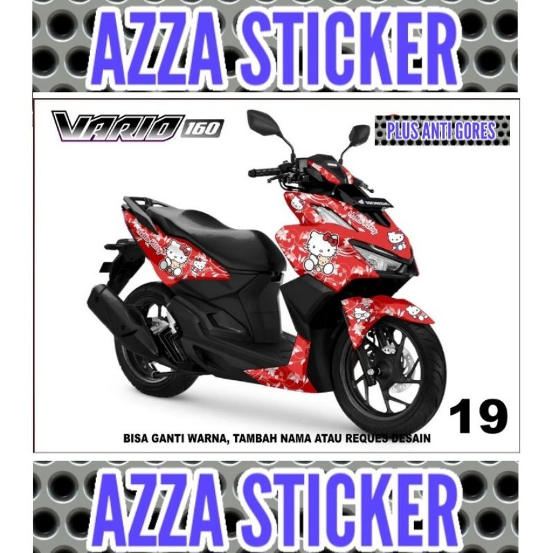 Stiker Dekal Vario 160  Decal Motor Vario 160 Full body Sticker Decal Motor Vario 160 Dekal Motor Va