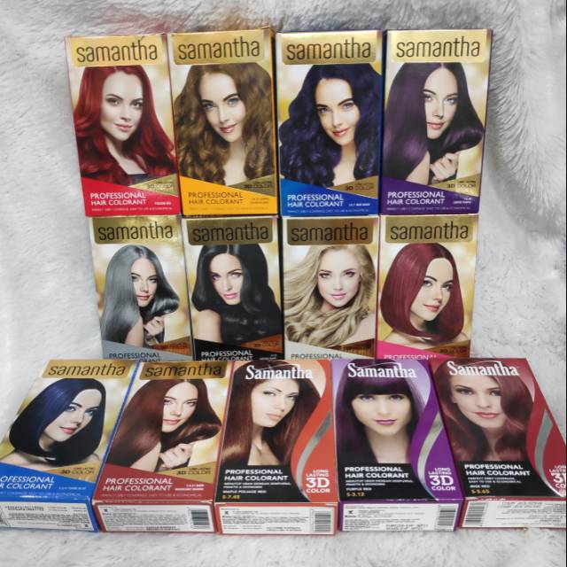 SAMANTHA PROFESSIONAL HAIR COLORANT ~ SAMANTHA PEWARNA RAMBUT