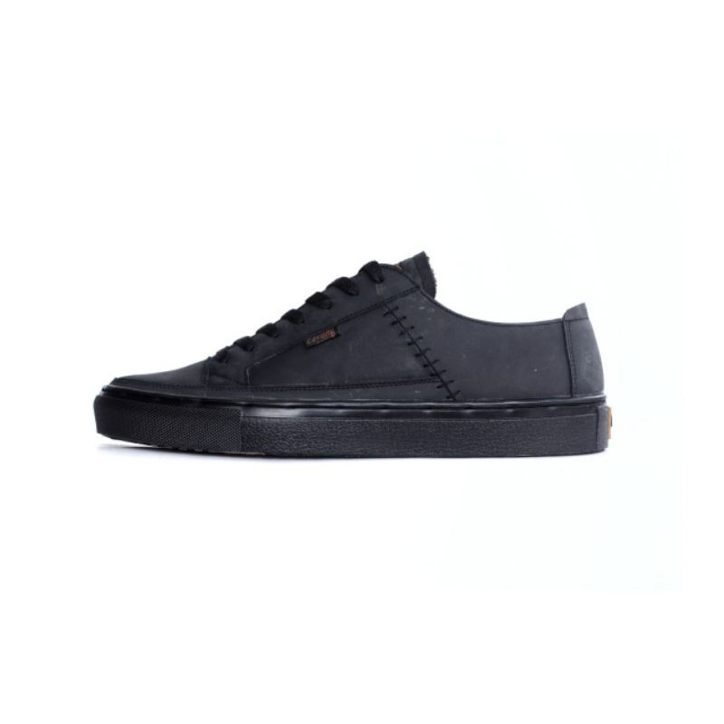 DANTE BLACK DOFF - Sepatu Sneakers Pria Kulit Asli Original 38 39 40 41 42 43 44